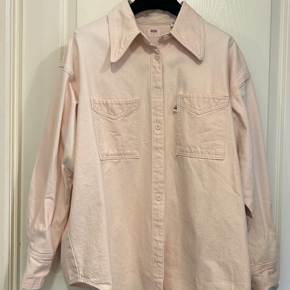 Levi's Men's Pink Shirt